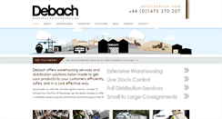 Desktop Screenshot of debach.com